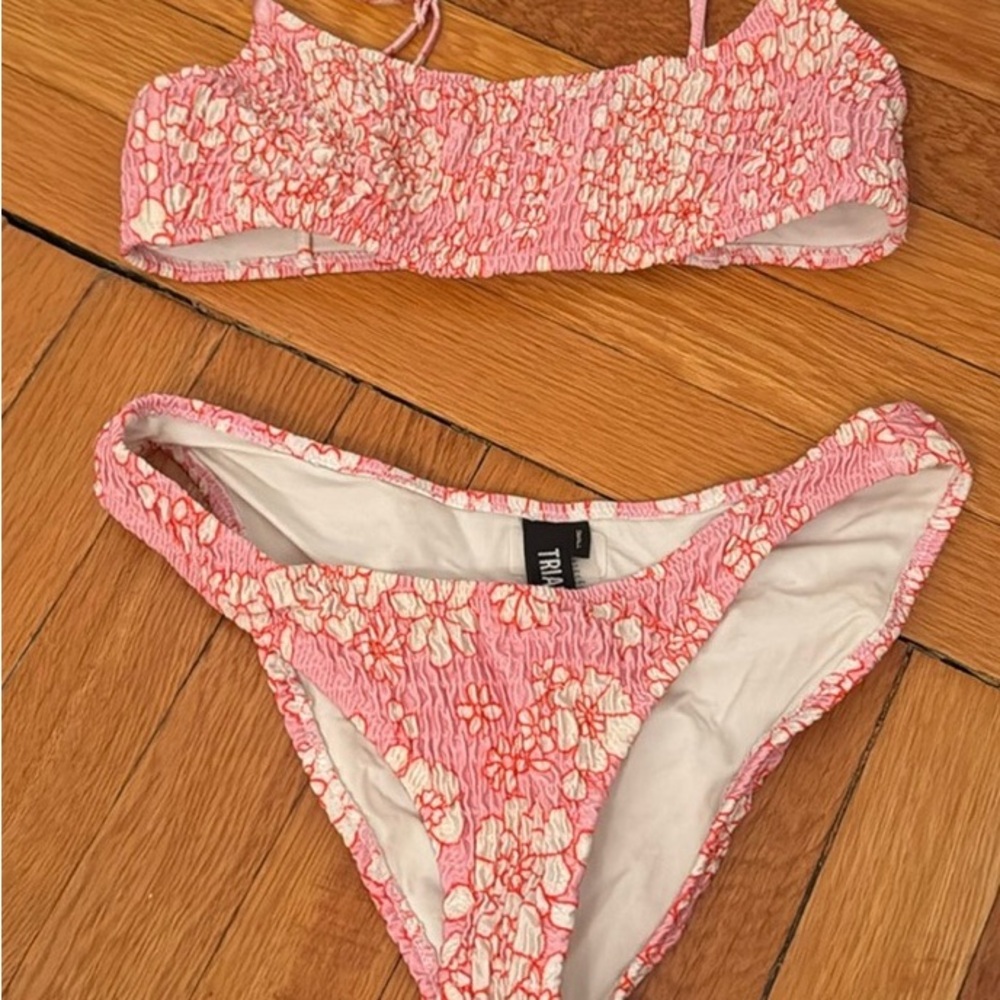 Pink Floral Bikini Set